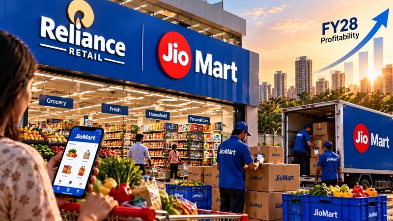 Reliance Retail Targets JioMart Profitability From FY28