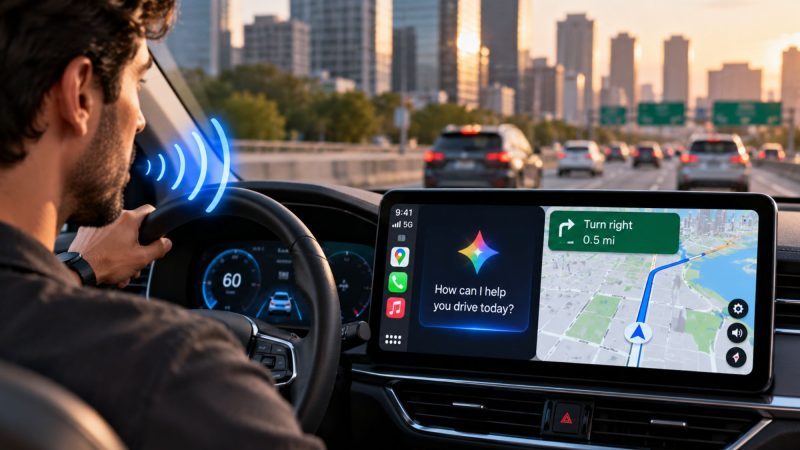 Google Brings Gemini AI to Apple CarPlay for Hands-Free Google Maps Navigation in the US