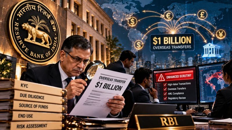 RBI Tightens Scrutiny of Overseas Investments Above $1 Billion