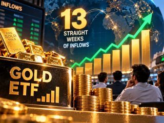 Gold ETFs See 13th Straight Week of Inflows Despite Falling Gold Prices