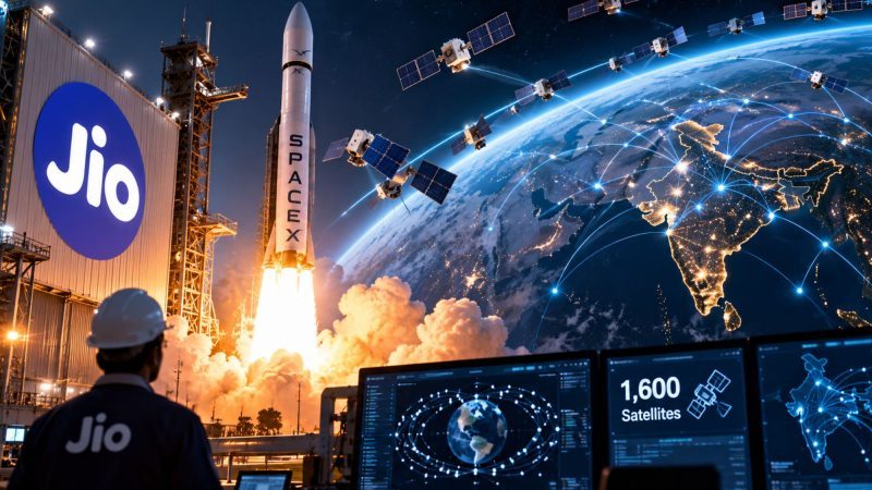 Reliance Jio May Use SpaceX Rockets to Launch Its 1,600-Satellite Network