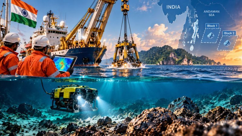 India Opens Bidding for Two Andaman Sea Mineral Blocks to Secure Critical Resources