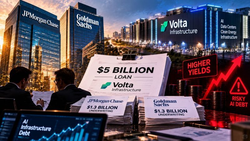 JPMorgan and Goldman Sachs Limit Exposure to Volta Infrastructure’s $5 Billion AI Loan