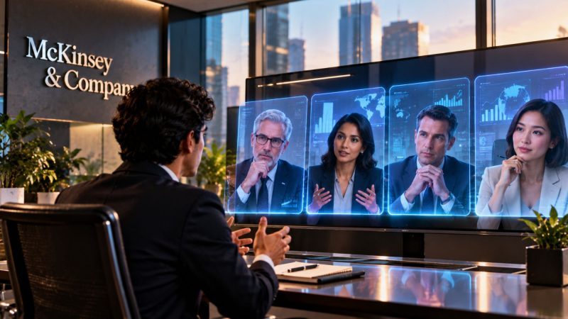 McKinsey Tests AI Client Interviews to Assess Freshers for Consulting Jobs