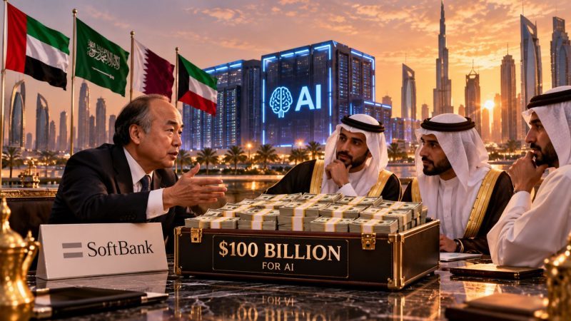 SoftBank Seeks $100 Billion From Gulf Investors to Expand Its AI Investment Strategy