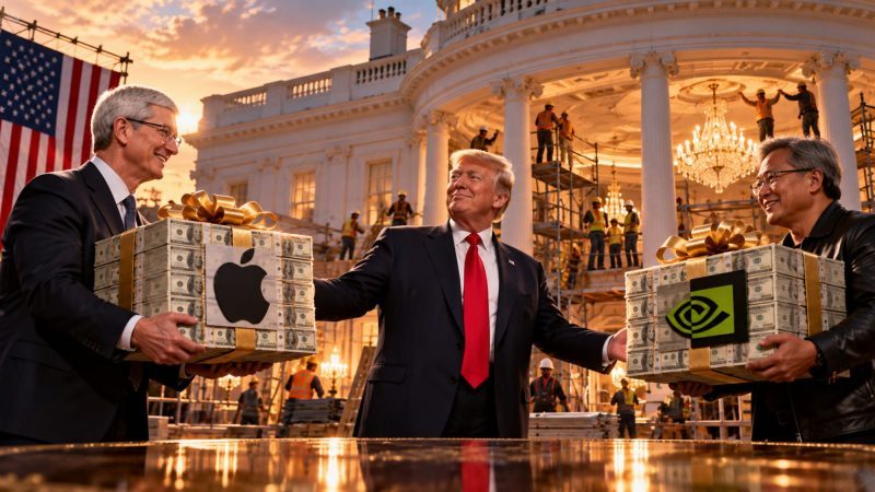Apple and NVIDIA Donate $25 Million Each to Trump’s White House Ballroom