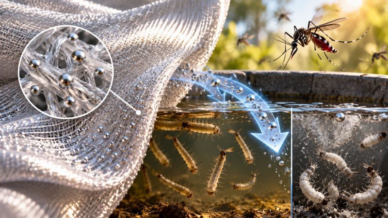 Silk-Silver Nanocomposite Achieves 100% Mortality in Immature Dengue Mosquitoes