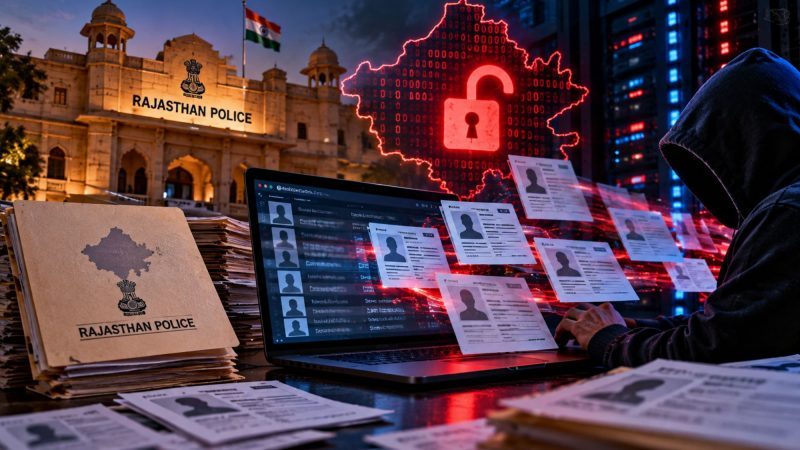 Rajasthan Police Data Allegedly Hacked, 70,000 Records Exposed