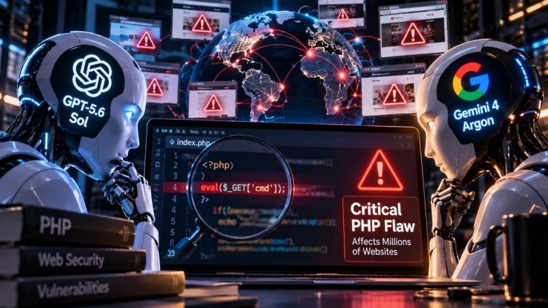 OpenAI’s GPT-5.6 Sol and Google’s Gemini 4 Argon Help Uncover Critical PHP Flaws Affecting Millions of Websites