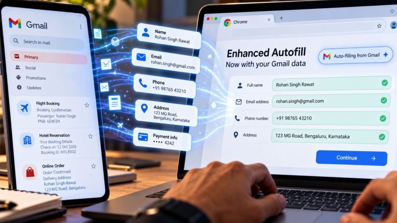 Chrome’s Enhanced Autofill Now Pulls Gmail Data to Simplify Form Filling