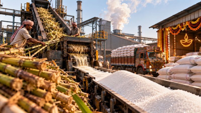 Maharashtra Sugar Mills Start Early Production to Boost Diwali Supplies