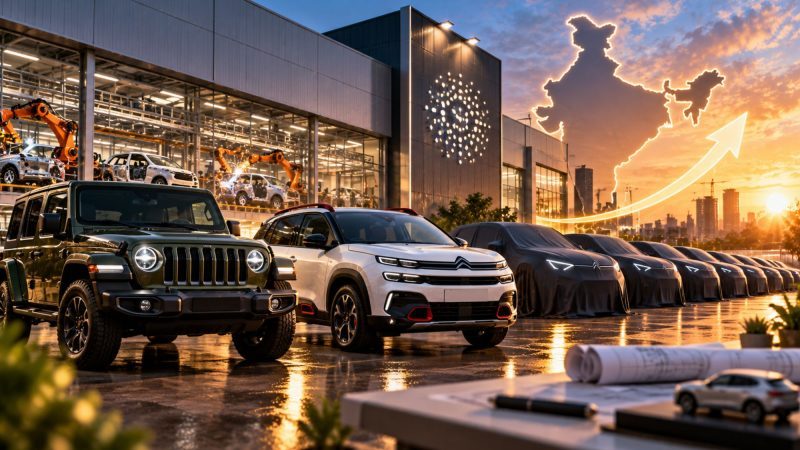 Stellantis to Invest ₹4,000 Crore in India, Launch 12 Jeep and Citroën Models by 2029