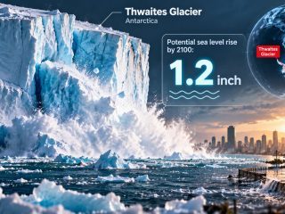 Thwaites Glacier May Raise Sea Levels by 1.2 Inches by 2100, Study Finds