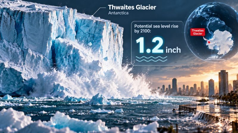 Thwaites Glacier May Raise Sea Levels by 1.2 Inches by 2100, Study Finds