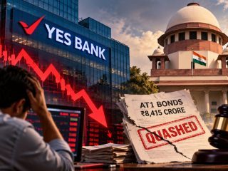 YES Bank Hits Lower Circuit as Supreme Court Quashes ₹8,415 Crore AT1 Bond Write-Off
