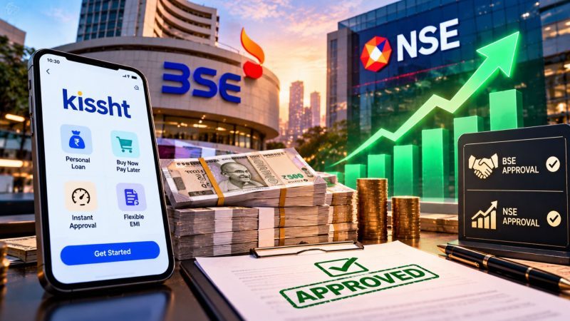Kissht Gets BSE, NSE Approval for ₹832 Crore Preferential Share Issue