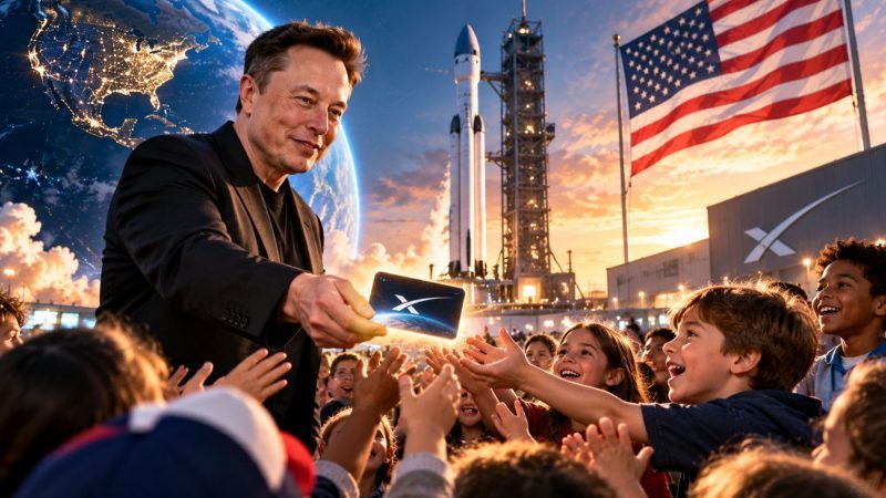 Elon Musk Pledges One SpaceX Share for Every American Child in 2027
