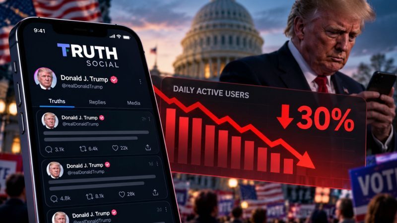 Truth Social Daily Traffic Falls 38% Ahead of US Midterm Elections