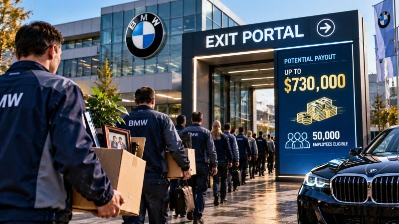 BMW Offers Up to $730,000 in Voluntary Exit Packages as It Targets 8,000 Job Cuts