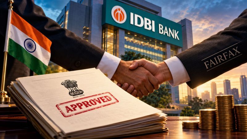 Centre Approves ₹52,878 Crore IDBI Bank Stake Sale to Fairfax, Transferring 60.72% Control