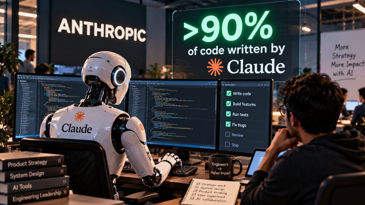 Shifted Code Anthropic Says Claude Wrote More Than 90% of Its Code in September as ...