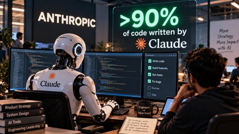 Anthropic Says Claude Wrote More Than 90% of Its Code in September as Engineers Shift Roles