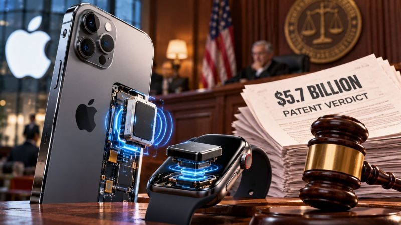 Apple Challenges $5.7 Billion Taction Patent Verdict Over iPhone, Apple Watch Technology