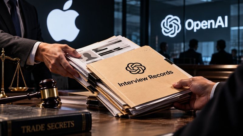 Apple Gets Access to OpenAI Interview Records in Trade-Secrets Case
