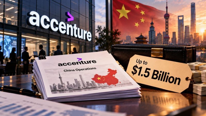 Accenture Weighs $1.5 Billion Sale of China Operations as AI Strategy Evolves