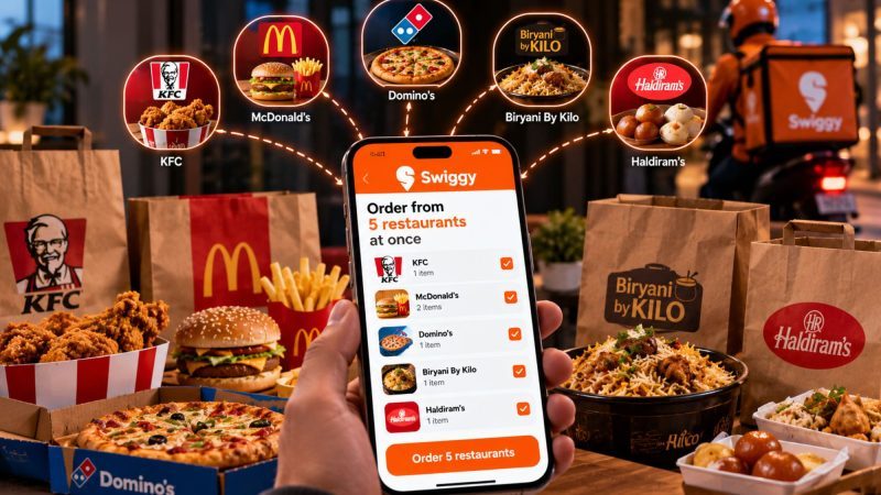 Swiggy Now Lets Users Order From 5 Restaurants With One Payment
