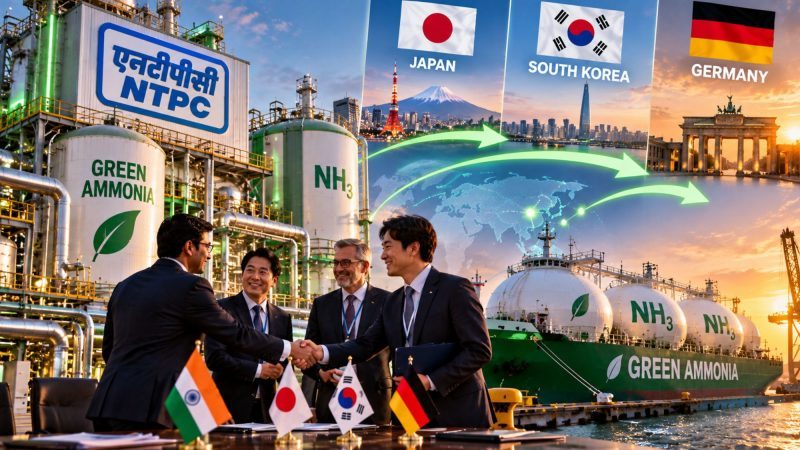 NTPC in Talks With Buyers in Japan, South Korea and Germany for Green Ammonia