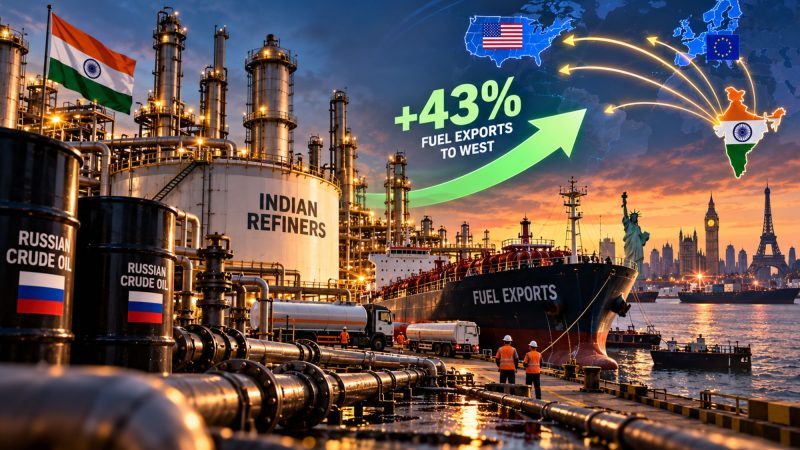 Fuel Exports From Refineries in India, Türkiye and Brunei Rise 43%: CREA