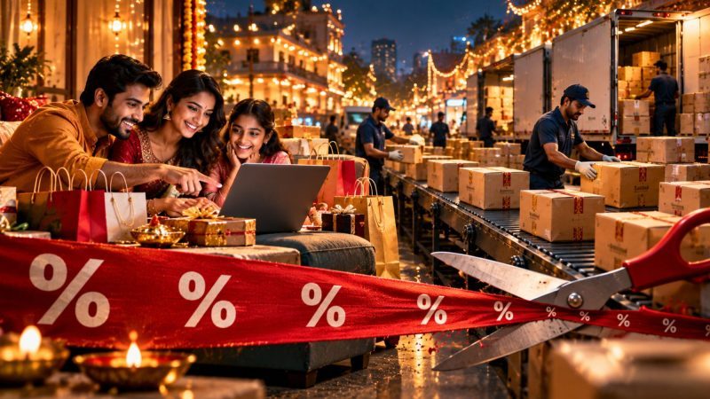 E-Commerce Festive Sales May Hit ₹1.55 Lakh Crore as Brands Cut Back on Discounts