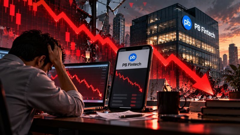 PB Fintech Extends Losing Streak to 7 Sessions as ₹42,000 Crore Market Value Vanishes
