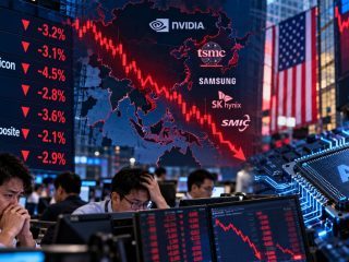 Asian AI and Semiconductor Stocks Fall as US Tech Sell-Off Deepens