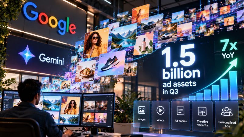 Gemini Models Generate 1.5 Billion Ad Assets in Q3, Up More Than 7x YoY, Says Google