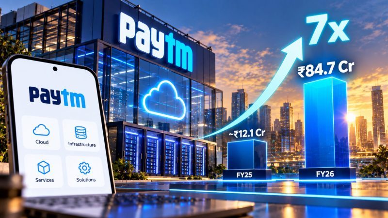 Paytm Cloud Technologies Revenue Jumps Nearly 7-Fold to ₹84.73 Crore in FY26
