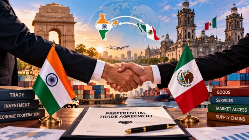 India and Mexico Launch Preferential Trade Agreement Negotiations to Boost Bilateral Trade