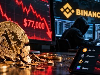 Bitcoin Falls Below $77,000 as $6.3 Billion Binance Hack Shakes Crypto Market