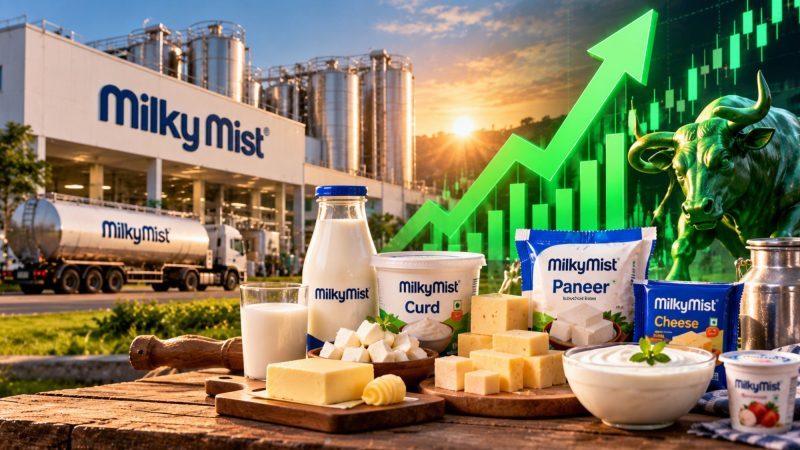 Milky Mist Shares Hit 5% Upper Circuit as Q2 FY27 Profit Jumps 175% to ₹77.94 Crore