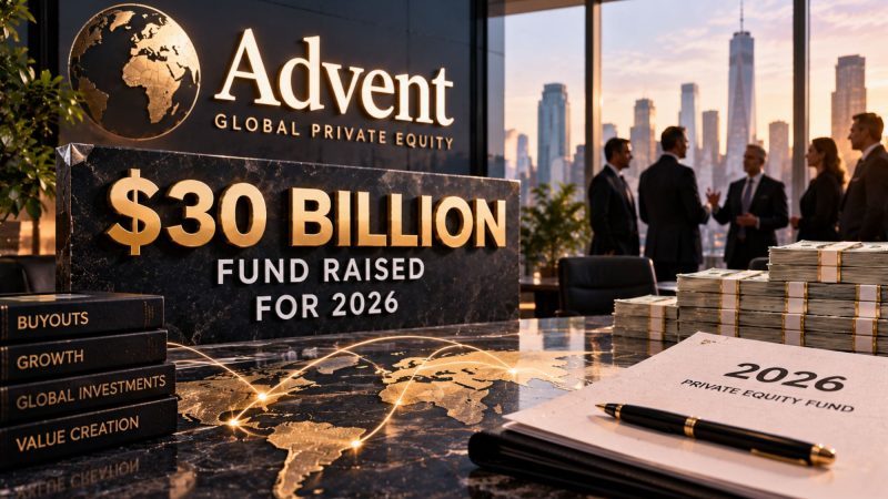 Advent Raises $30 Billion for Largest Private Equity Buyout Fund to Close in 2026