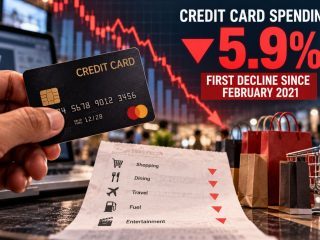 Credit Card Spending Falls 5.9% in September, First Decline Since February 2021