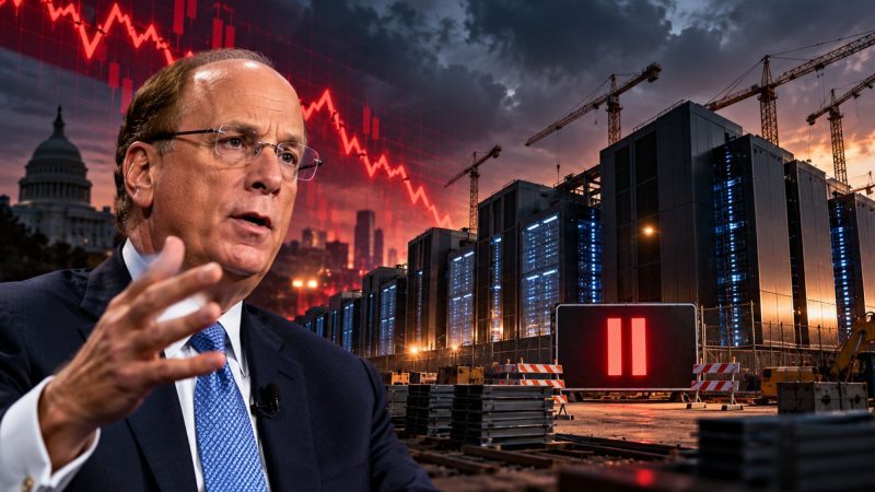 Larry Fink Warns US Data Center Pause Could Trigger a Recession