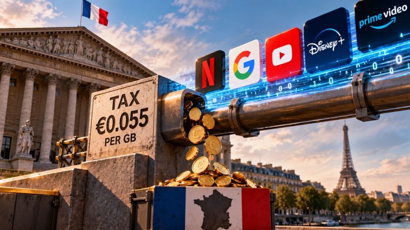 France Votes for €0.055 Per-GB Tax on Netflix, Google and Other Digital Content Providers