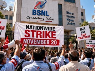 BSNL Employees Nationwide to Strike on November 20 Over Pending Third Pay Revision
