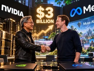 NVIDIA to Invest $3 Billion in Meta as Companies Expand Muse AI Partnership