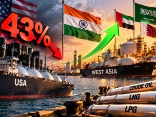 US Energy Supplies to India Fall 43% as West Asia Imports Rebound