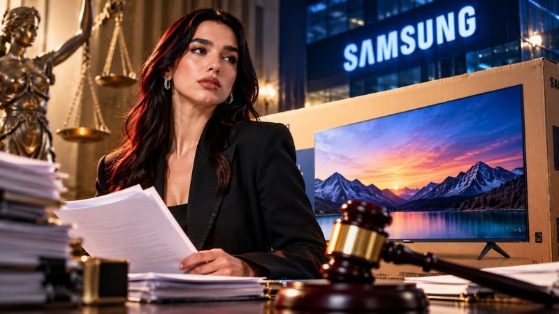 Dua Lipa Challenges Samsung’s Bid to Dismiss $15 Million Lawsuit Over TV Packaging