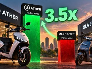 Ather Energy Is Now Worth 3.5x Ola Electric as Their EV Fortunes Diverge
