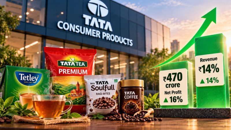 Tata Consumer Products Q2 FY27 Results: Net Profit Rises 16% to ₹470 Crore, Revenue Grows 14%